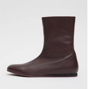 Tibi Portwine Ankle Boots